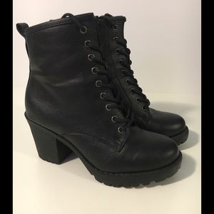 Zigi Soho Combat Boots with Heel